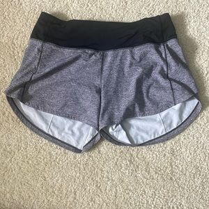 Lululemon speed up high rise lined short 4”